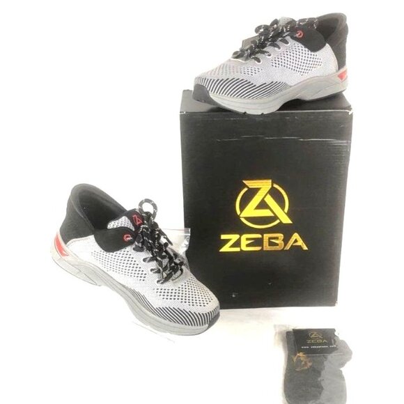 Zeba Steel Onyx Medium Sneakers Grey & Black‎ Mens Size 7.5 - Picture 2 of 15